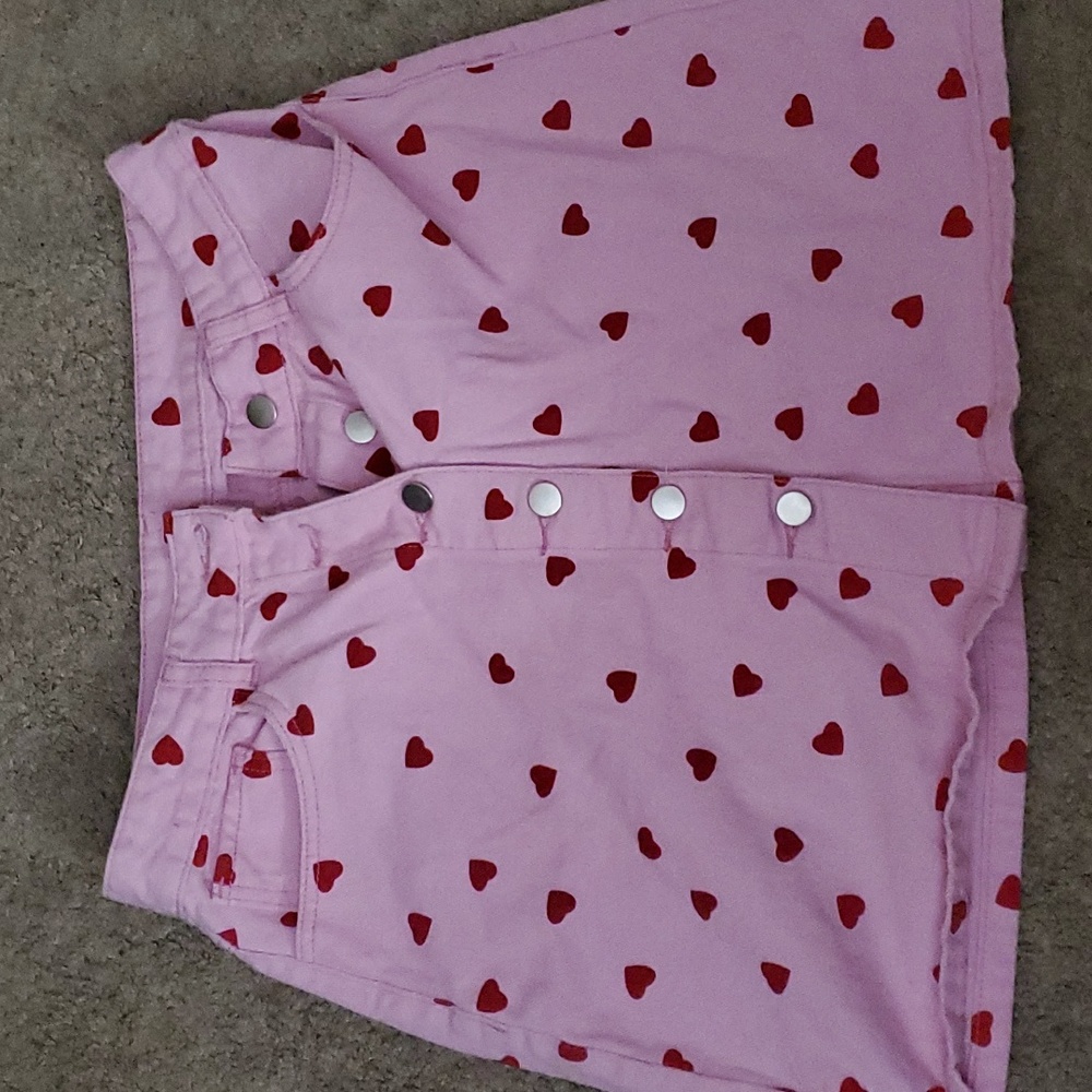 SheIn Valentine's Day Mini Skirt
